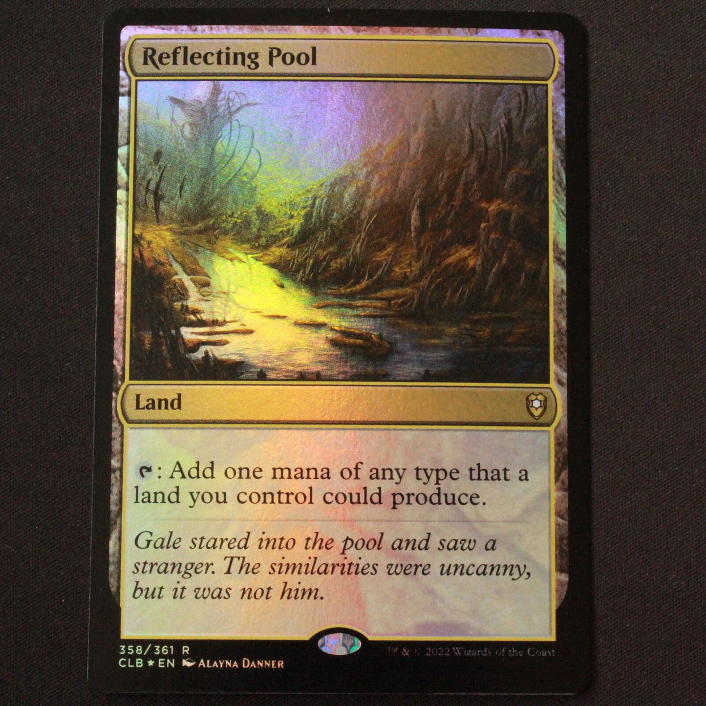 MTG Commander Legends Baldur's Gate CLB Rare FOIL Reflecting Pool 358 NM