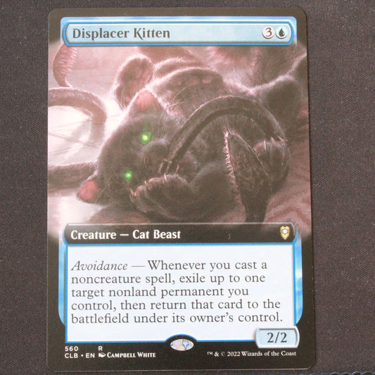 MTG Commander Legends Baldur's Gate CLB Displacer Kitten Extended Art 560 NM