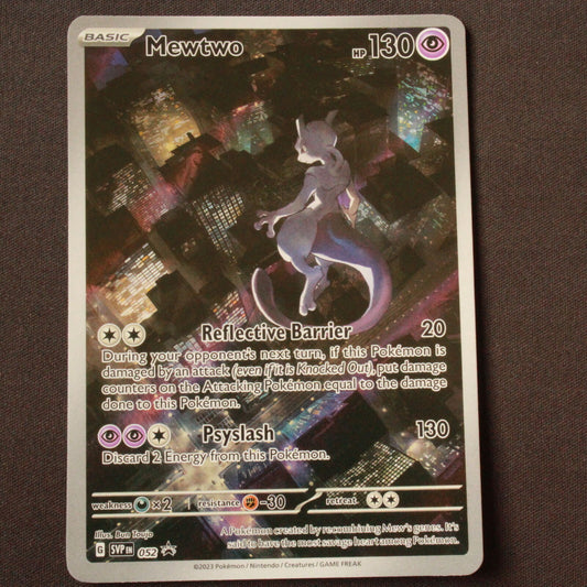 Pokemon SV: Scarlet & Violet Promo Holofoil Mewtwo 52 NM