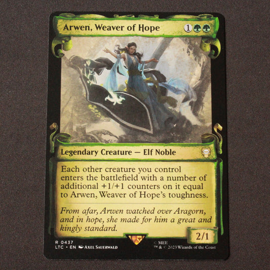 MTG Commander: LOTR LTC Arwen, Weaver of Hope Showcase Scrolls 437 NM