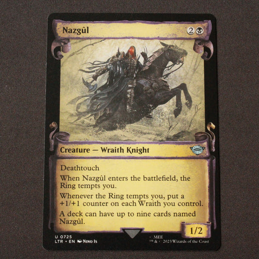 MTG Lord of the Rings LTR Uncommon Nazgul 0725 Showcase Scrolls 725 NM