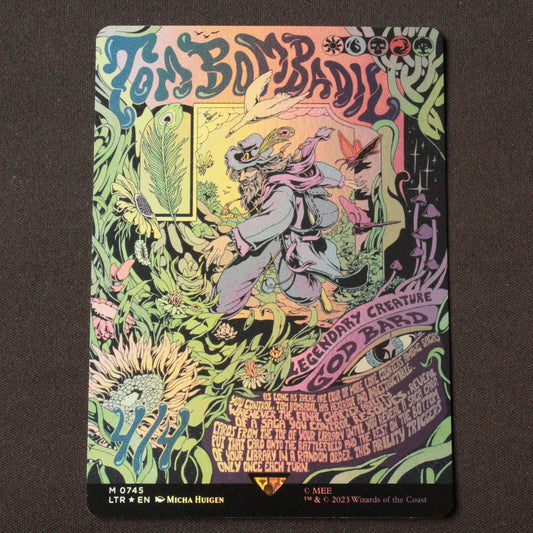 MTG Lord of the Rings LTR Mythic FOIL Tom Bombadil Borderless Poster 745 NM