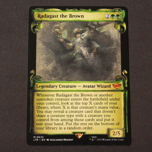 MTG Lord of the Rings LTR Mythic Radagast the Brown Showcase Scrolls 635 NM