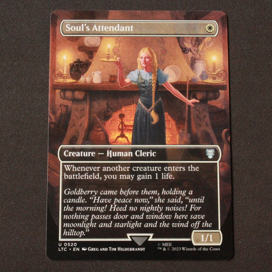 MTG Commander: Lord of the Rings LTC Uncommon Soul's Attendant Borderless 520 NM