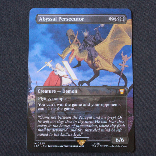 MTG Commander: Lord of the Rings LTC Mythic Abyssal Persecutor Borderless 525 NM