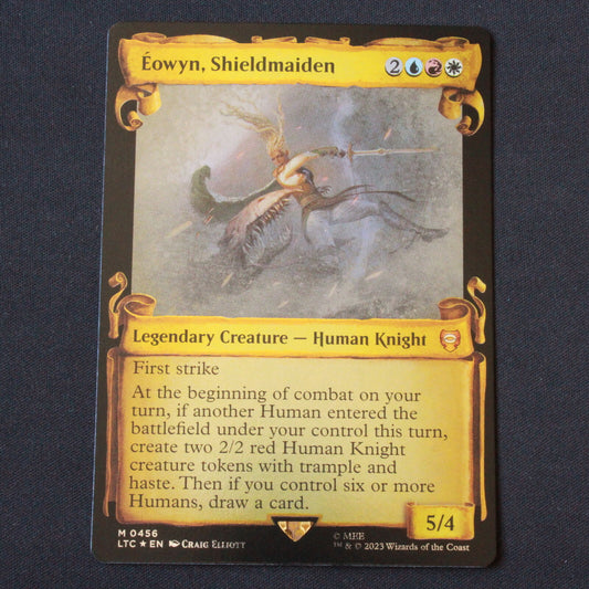 MTG Commander: LOTR LTC FOIL Eowyn, Shieldmaiden Showcase Scrolls 456 NM