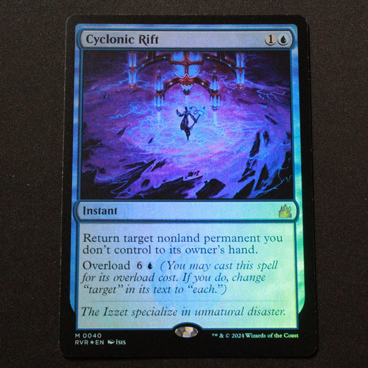 MTG Ravnica Remastered (RVR) Mythic FOIL Cyclonic Rift 40 NM