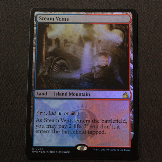 MTG Ravnica Remastered (RVR) Rare FOIL Steam Vents 288 NM