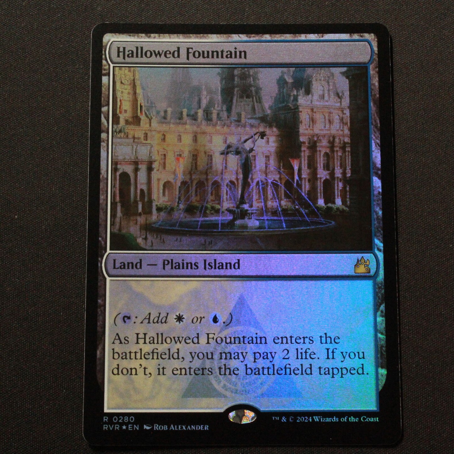 MTG Ravnica Remastered (RVR) Rare FOIL Hallowed Fountain 280 NM