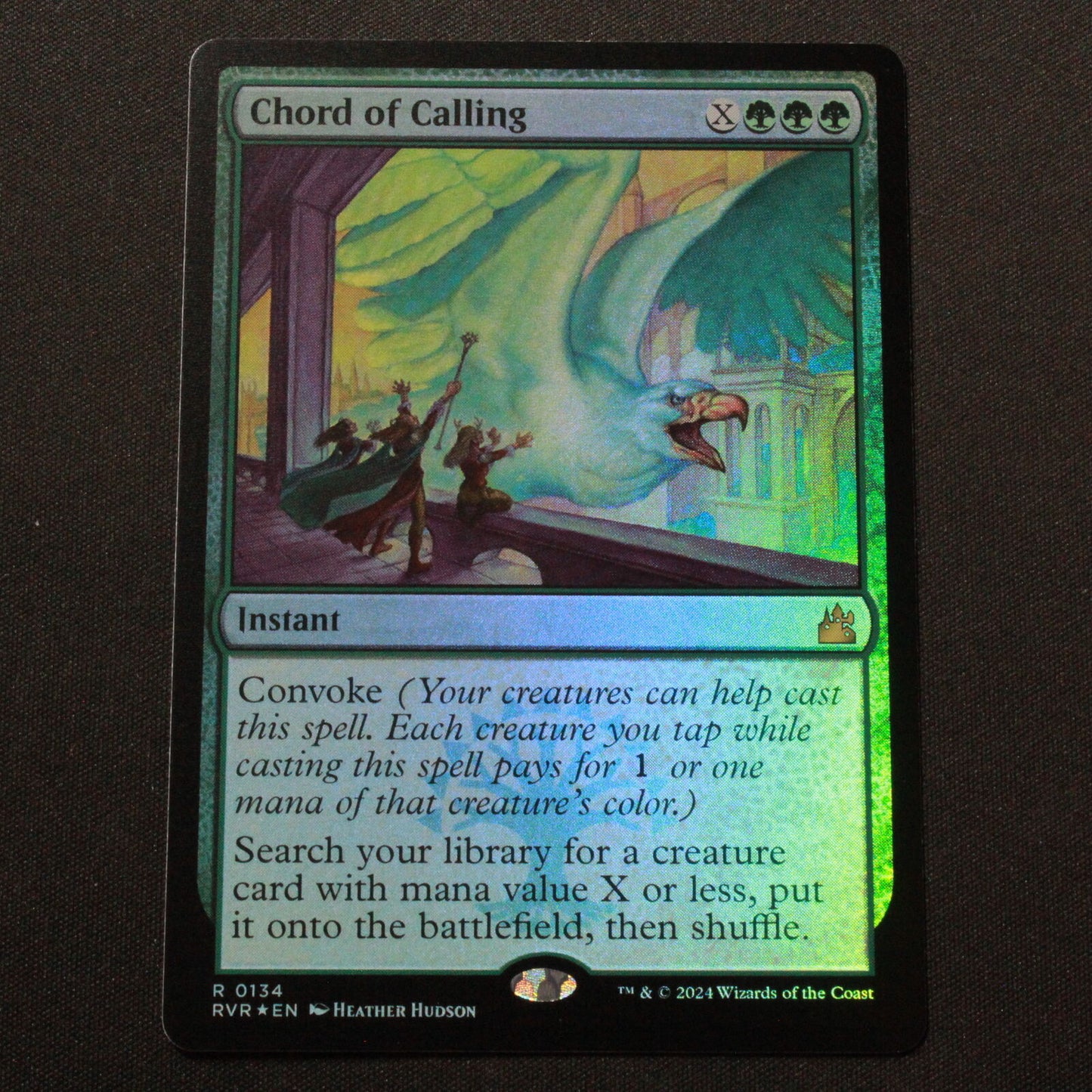 MTG Ravnica Remastered (RVR) Rare FOIL Chord of Calling 134 NM