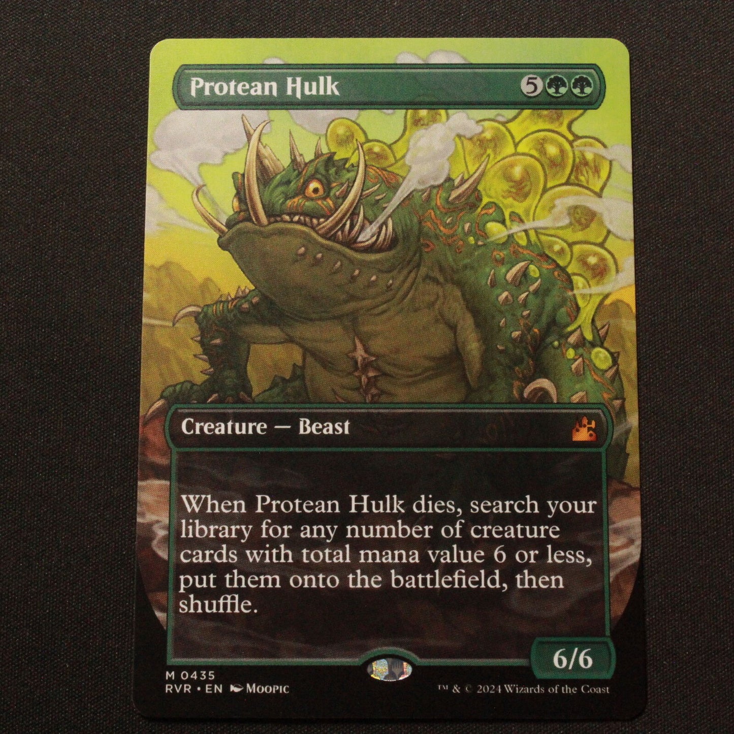 MTG Ravnica Remastered (RVR) Mythic Protean Hulk (Anime Borderless) 435 NM