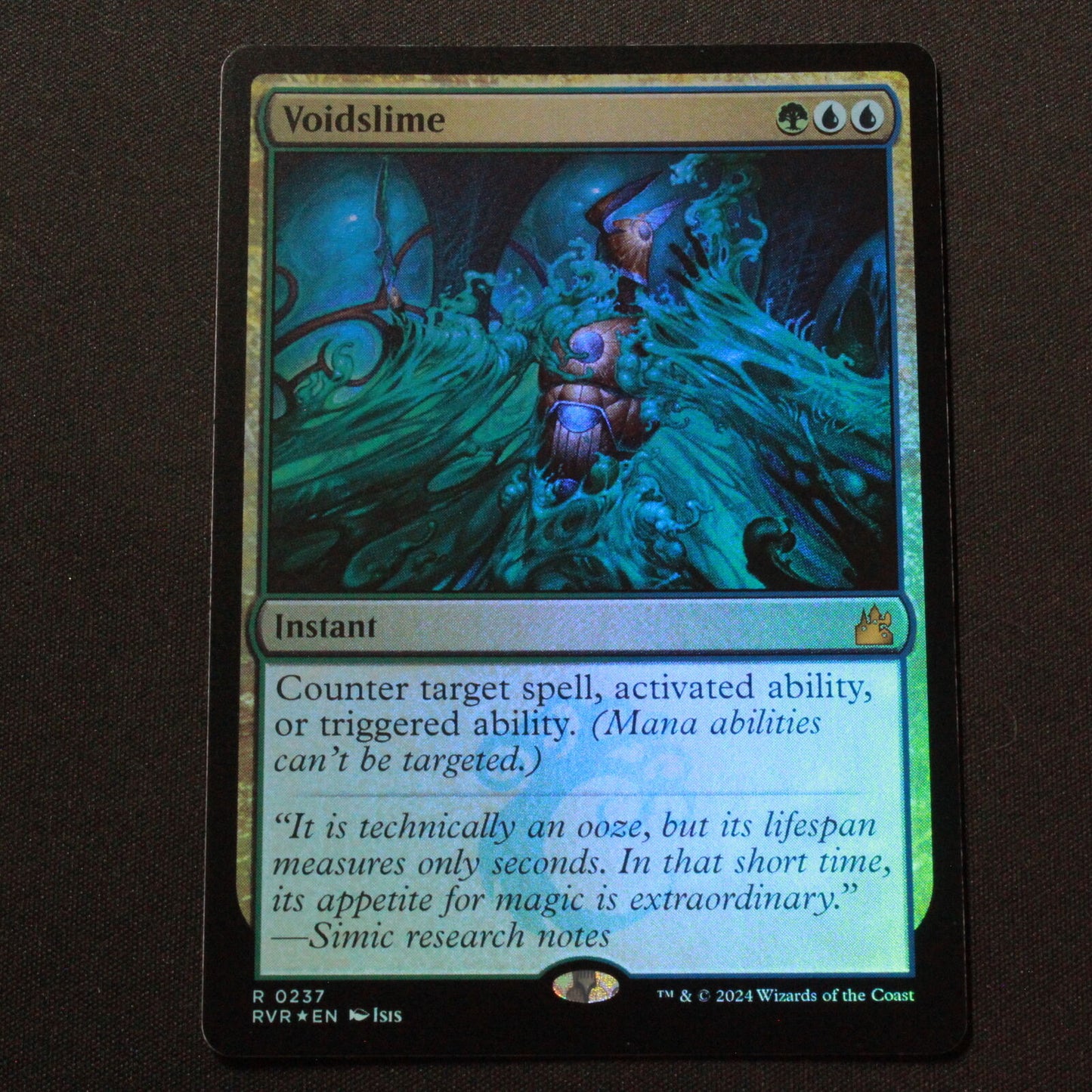 MTG Ravnica Remastered (RVR) Rare FOIL Voidslime 237 NM