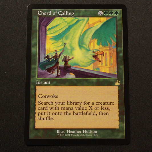 MTG Ravnica Remastered (RVR) Rare Chord of Calling (Retro Frame) 345 NM