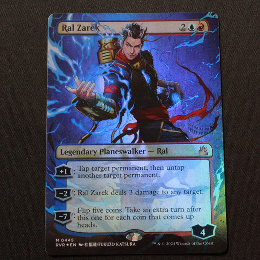 MTG Ravnica Remastered (RVR) Mythic FOIL Ral Zarek (Anime Borderless) 445 NM