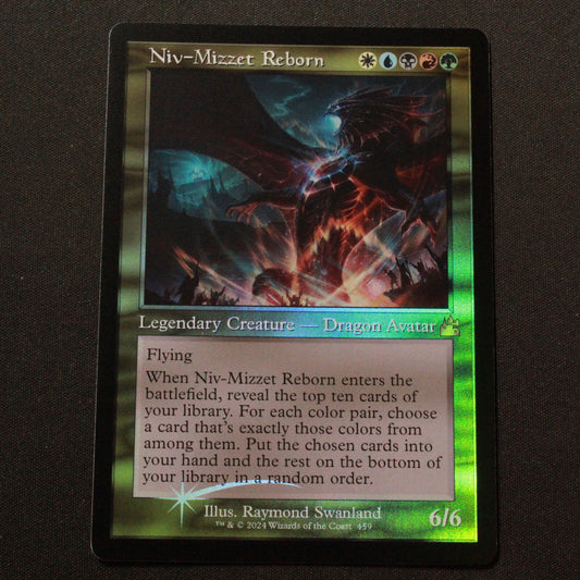 MTG Ravnica Remastered (RVR) Mythic FOIL Niv-Mizzet Reborn (Retro Frame) 459 NM