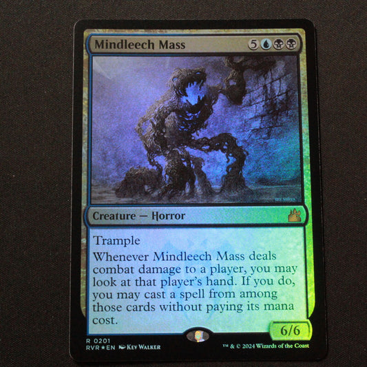 MTG Ravnica Remastered (RVR) Rare FOIL Mindleech Mass 201 NM