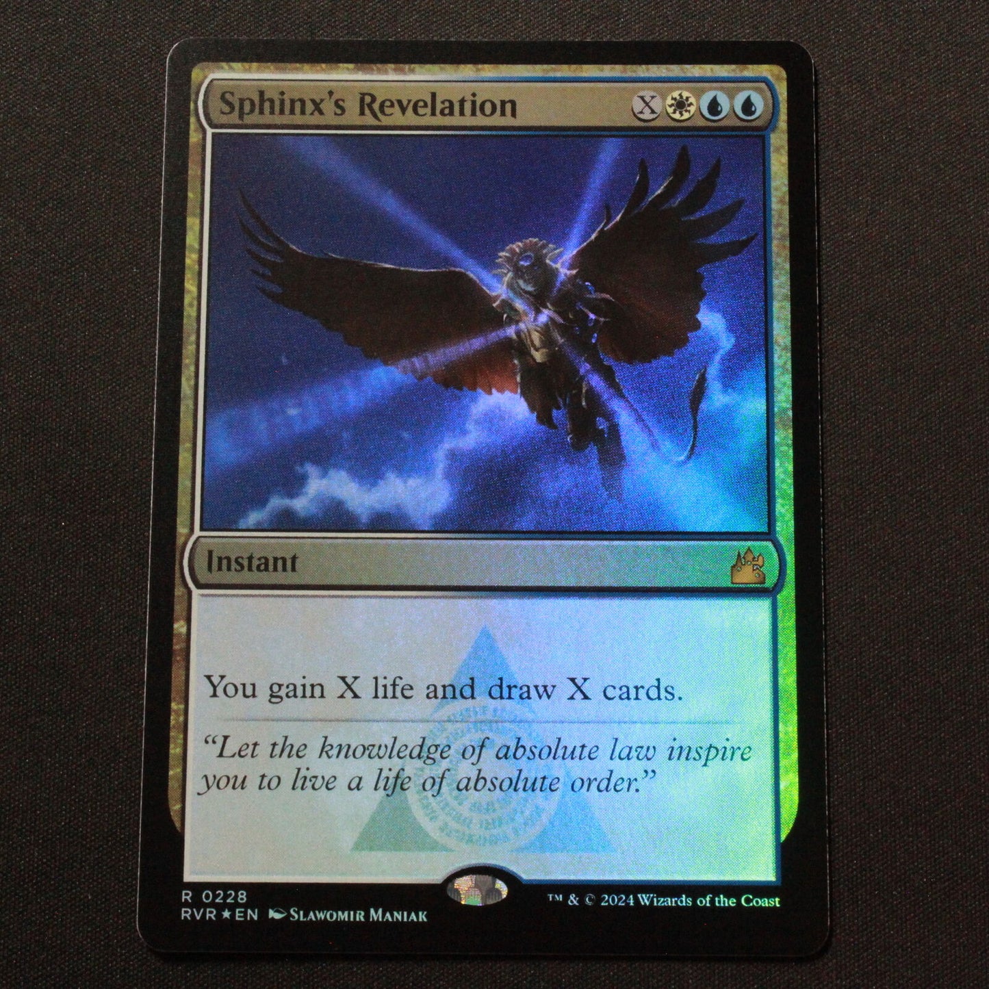 MTG Ravnica Remastered (RVR) Rare FOIL Sphinx's Revelation 228 NM