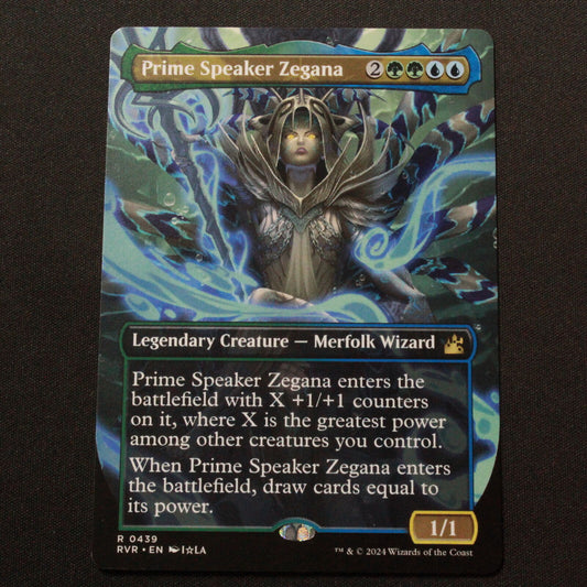 MTG Ravnica Remastered (RVR) Rare Prime Speaker Zegana (Anime Borderless) 439 NM