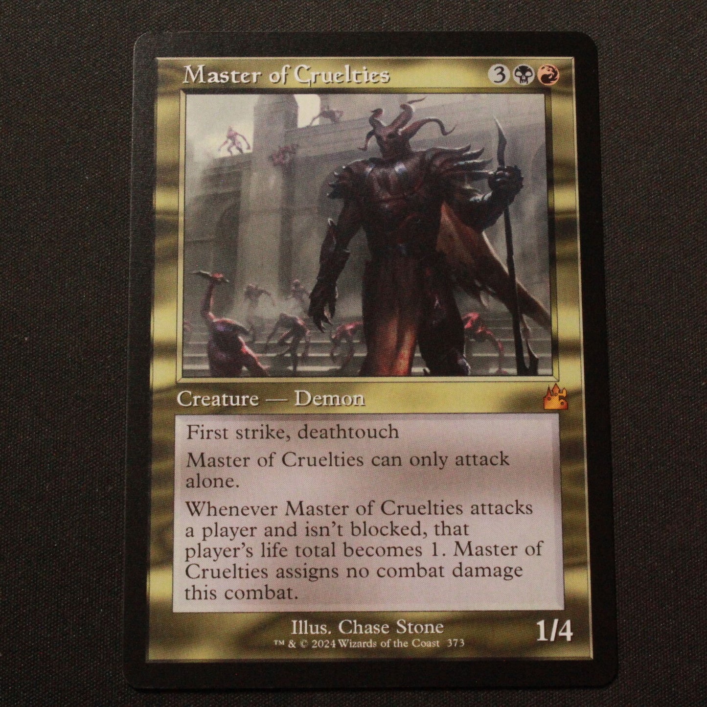 MTG Ravnica Remastered (RVR) Mythic Master of Cruelties (Retro Frame) 373 NM