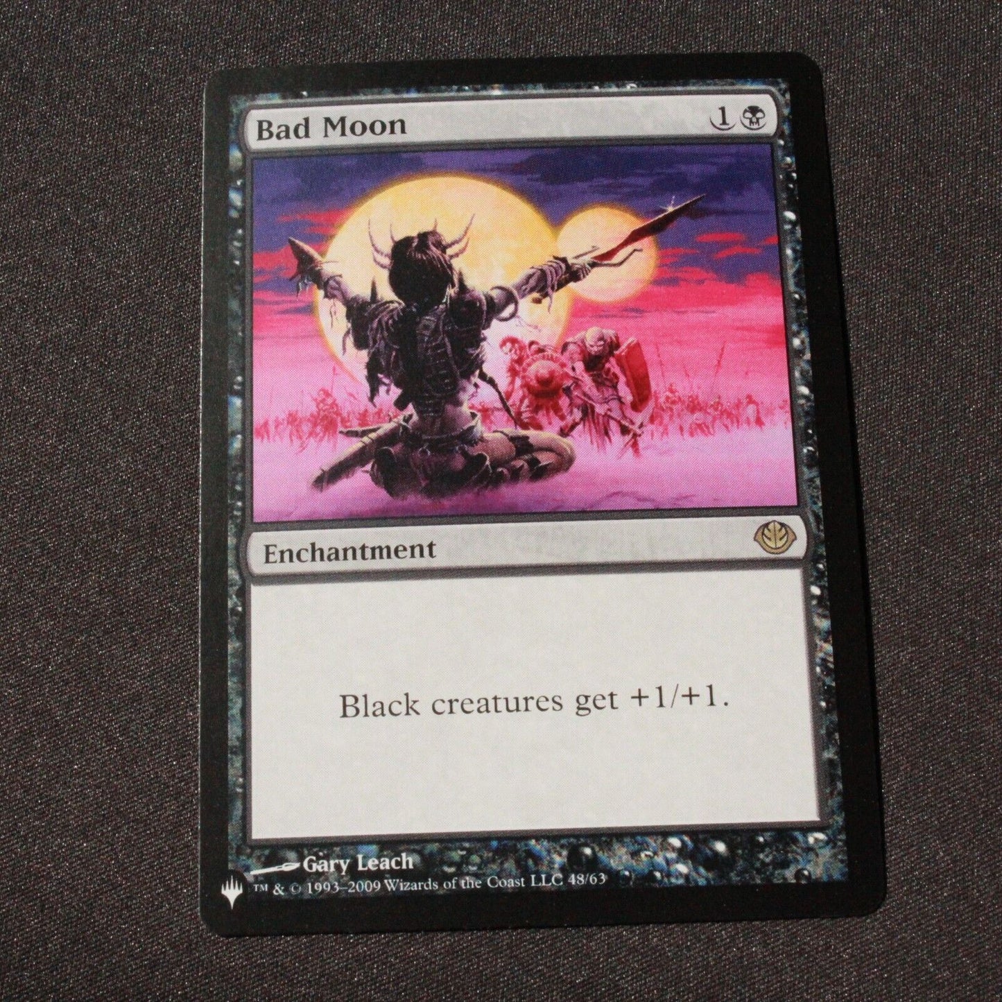 MTG The List Reprints (LIST) Rare Bad Moon NM