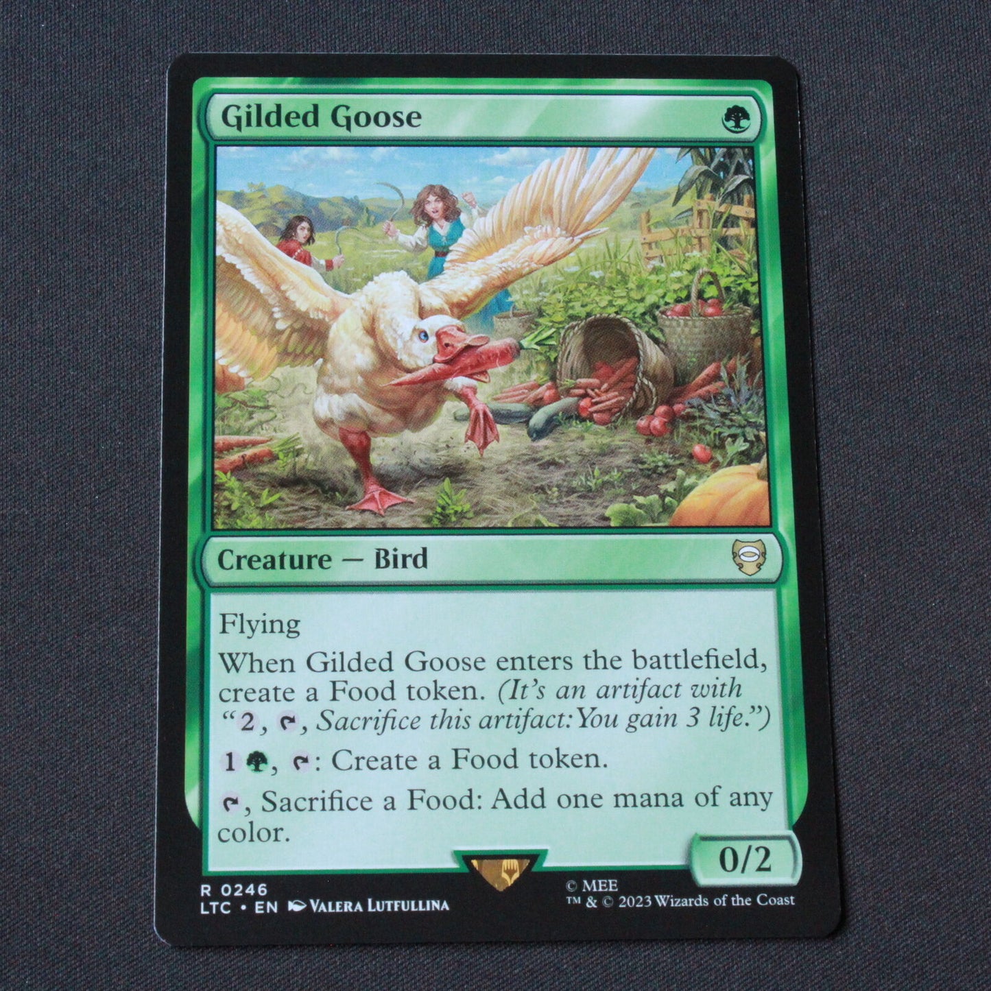 MTG Commander: The Lord of the Rings (LTC) Rare Gilded Goose 246 NM