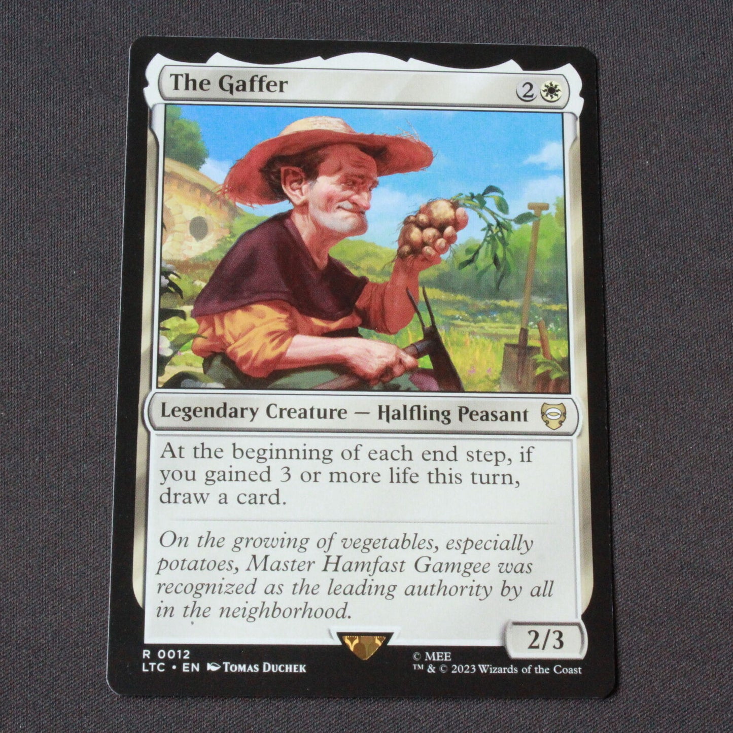 MTG Commander: The Lord of the Rings (LTC) Rare The Gaffer 12 NM