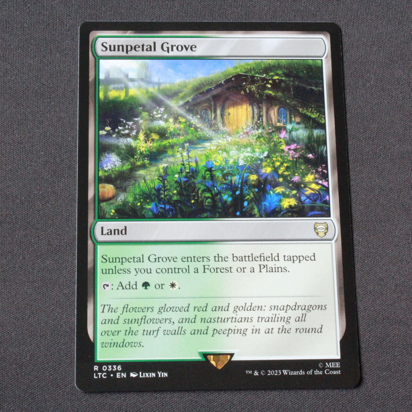 MTG Commander: The Lord of the Rings (LTC) Rare Sunpetal Grove 336 NM