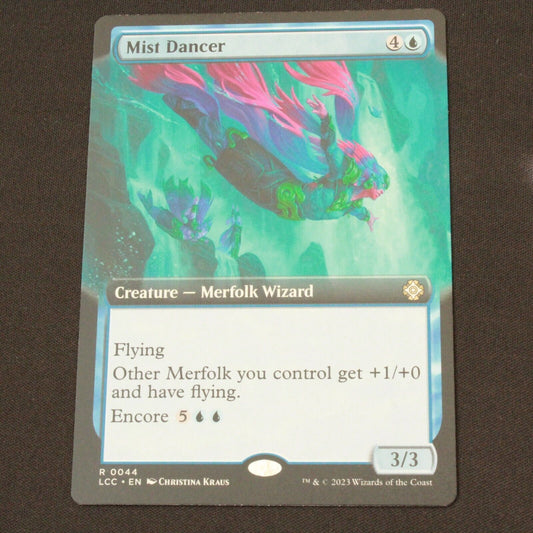 MTG Commander Lost Caverns of Ixalan (LCC) Mist Dancer (Extended Art) 44 NM