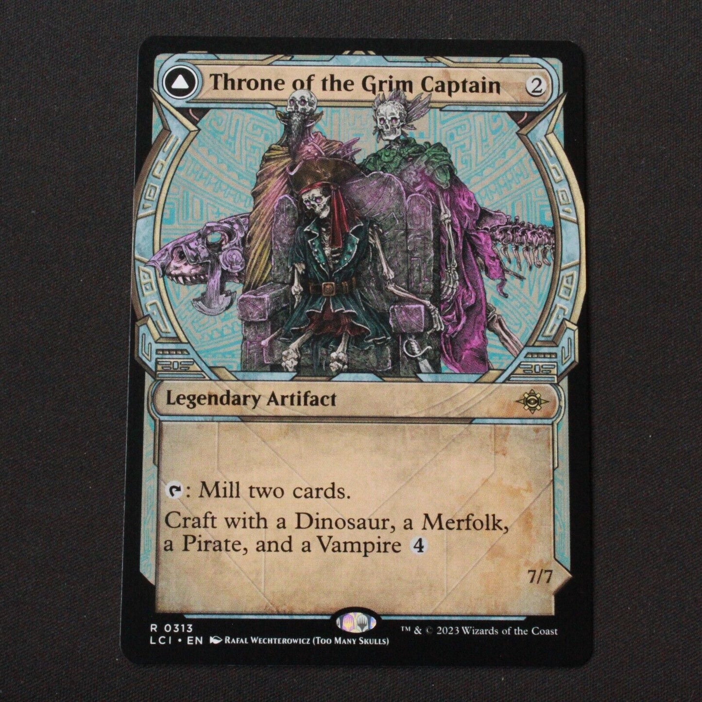 MTG The Lost Caverns of Ixalan LCI Throne of the Grim Captain Showcase 313 NM