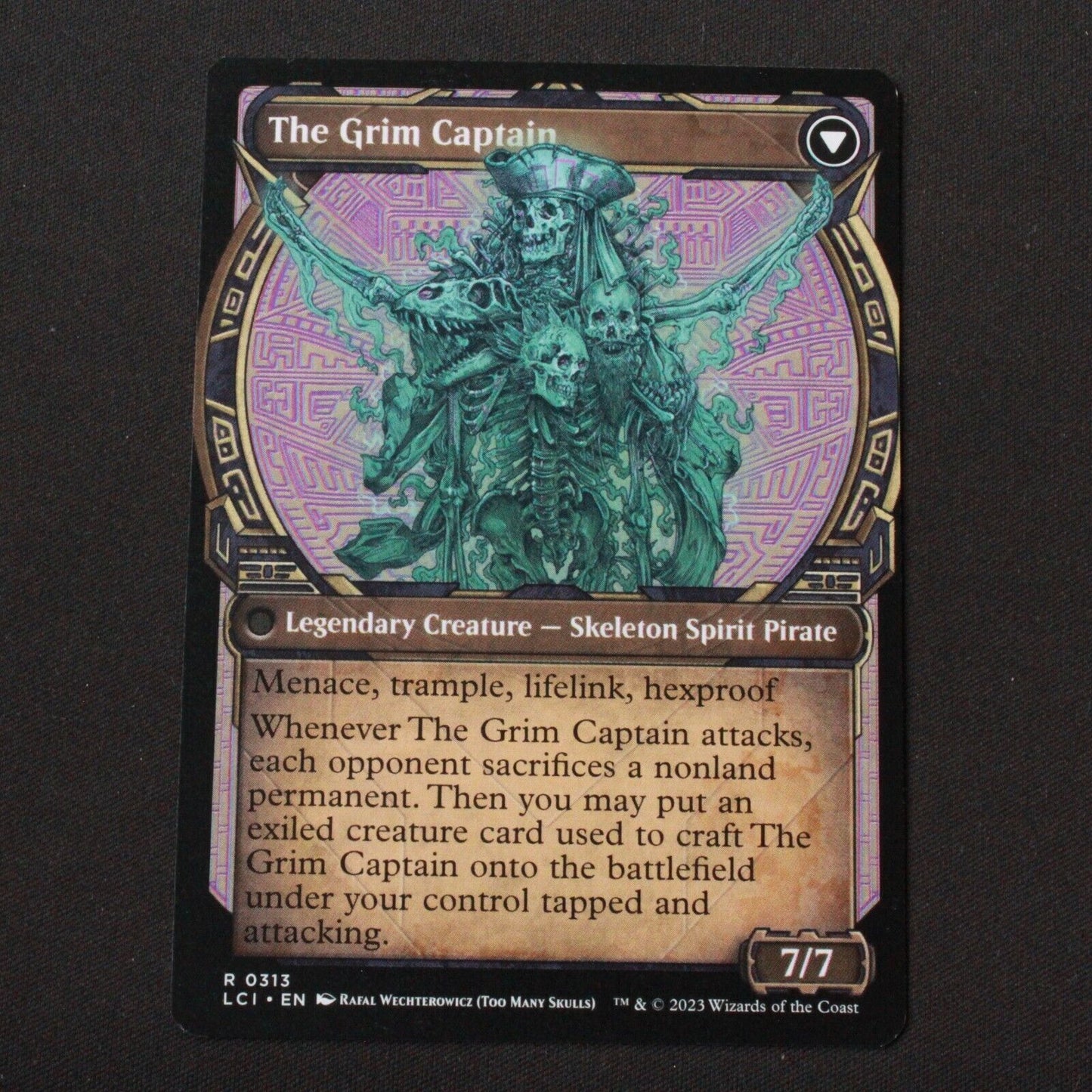 MTG The Lost Caverns of Ixalan LCI Throne of the Grim Captain Showcase 313 NM