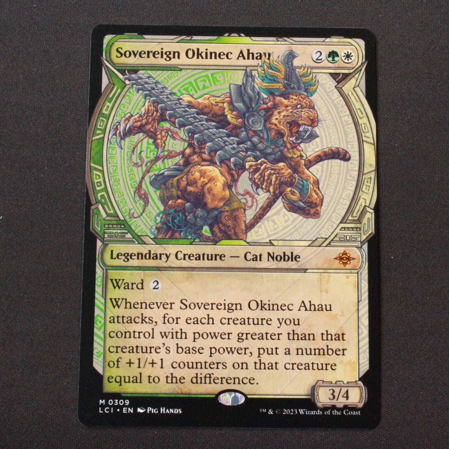 MTG The Lost Caverns of Ixalan LCI Mythic Sovereign Okinec Ahau Showcase 309 NM