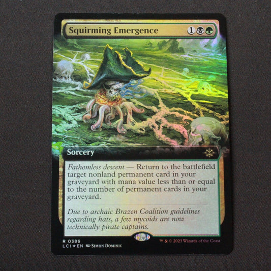 MTG The Lost Caverns of Ixalan LCI FOIL Squirming Emergence Extended Art 386 NM