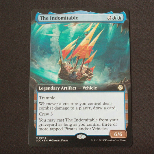 MTG Commander Lost Caverns of Ixalan LCC The Indomitable Extended Art 43 NM