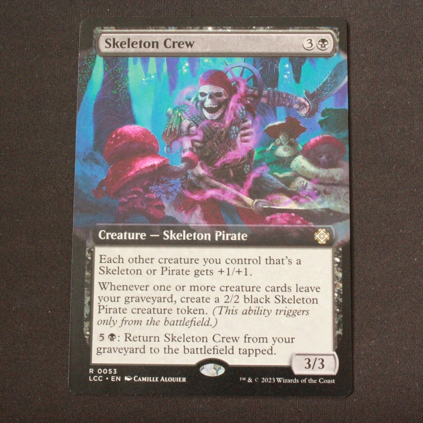 MTG Commander Lost Caverns of Ixalan LCC Skeleton Crew Extended Art 53 NM