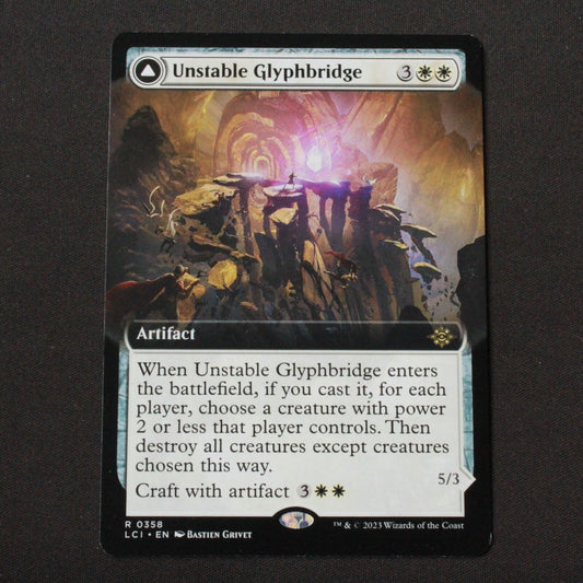 MTG The Lost Caverns of Ixalan LCI Rare Unstable Glyphbridge Extended Art 358 NM