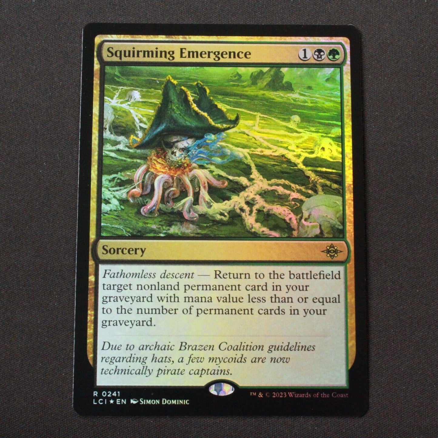 MTG The Lost Caverns of Ixalan (LCI) Rare FOIL Squirming Emergence 241 NM