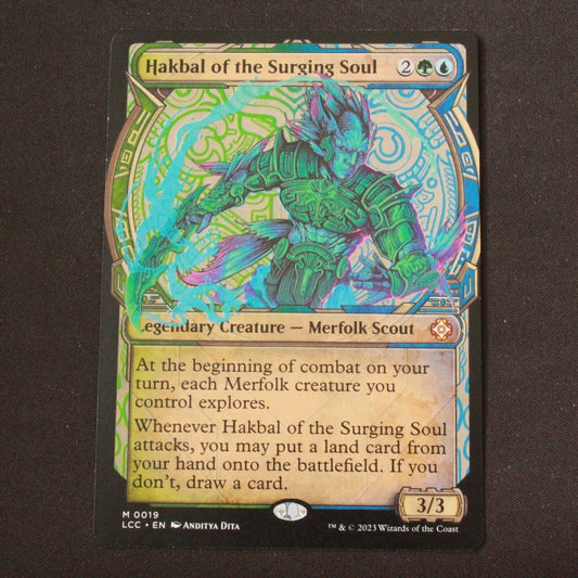 MTG Commander Lost Caverns of Ixalan LCC Hakbal Surging Soul Showcase 19 NM