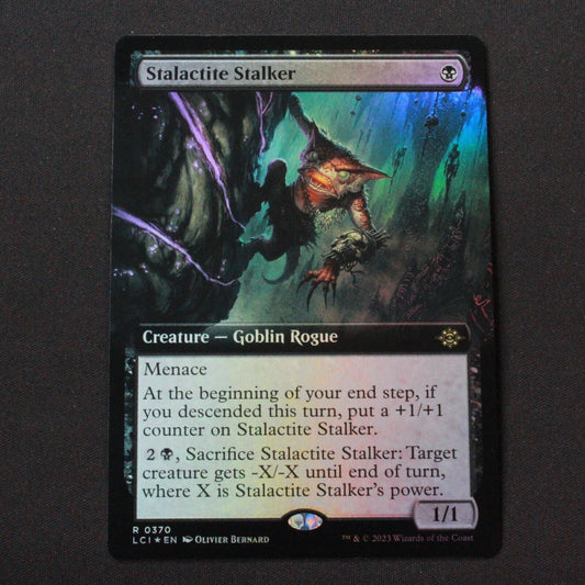 MTG The Lost Caverns of Ixalan LCI FOIL Stalactite Stalker Extended Art 370 NM