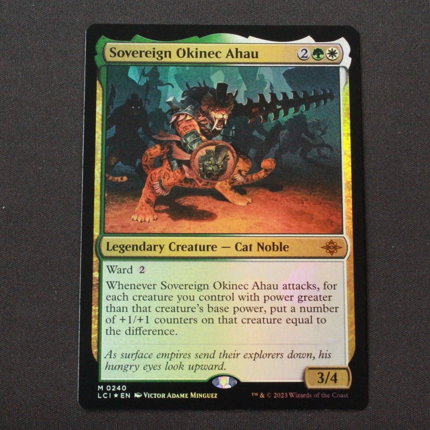 MTG The Lost Caverns of Ixalan (LCI) Mythic FOIL Sovereign Okinec Ahau 240 NM