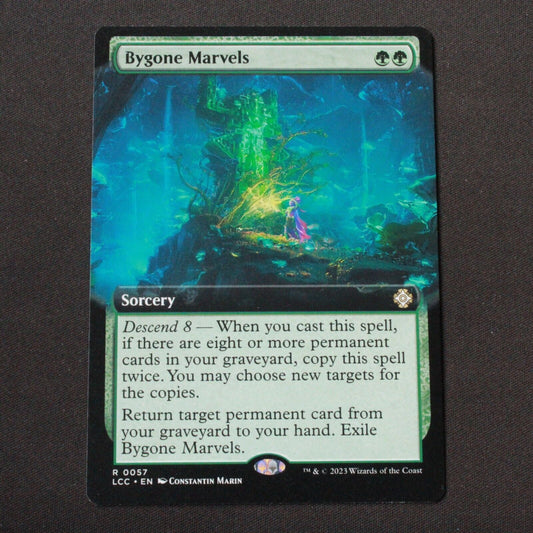 MTG Commander Lost Caverns of Ixalan LCC Rare Bygone Marvels Extended Art 57 NM