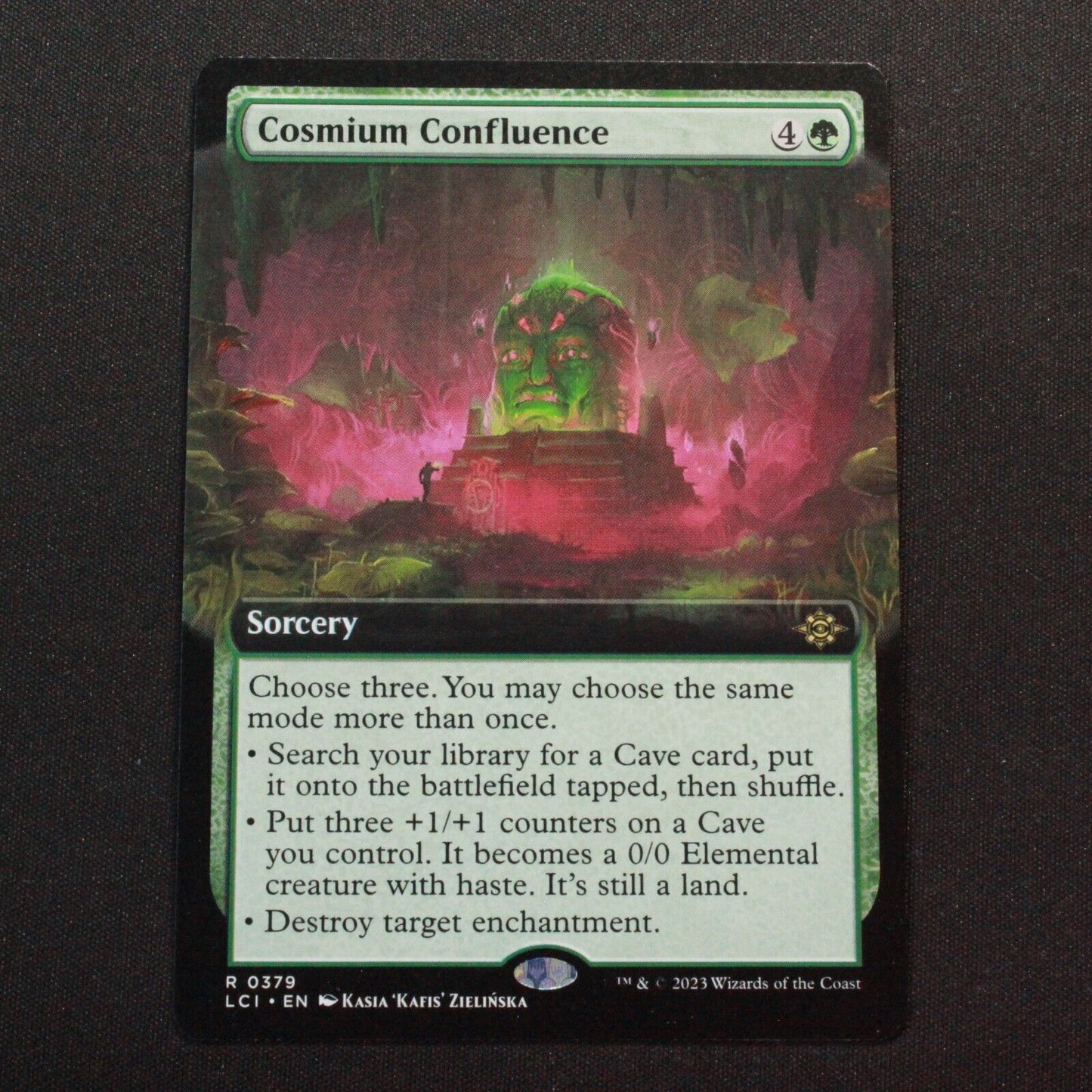 MTG The Lost Caverns of Ixalan LCI Rare Cosmium Confluence Extended Art 379 NM