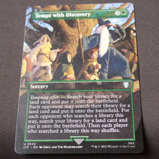 MTG Commander Lord of the Rings LTC Tempt with Discovery Borderless 532 NM