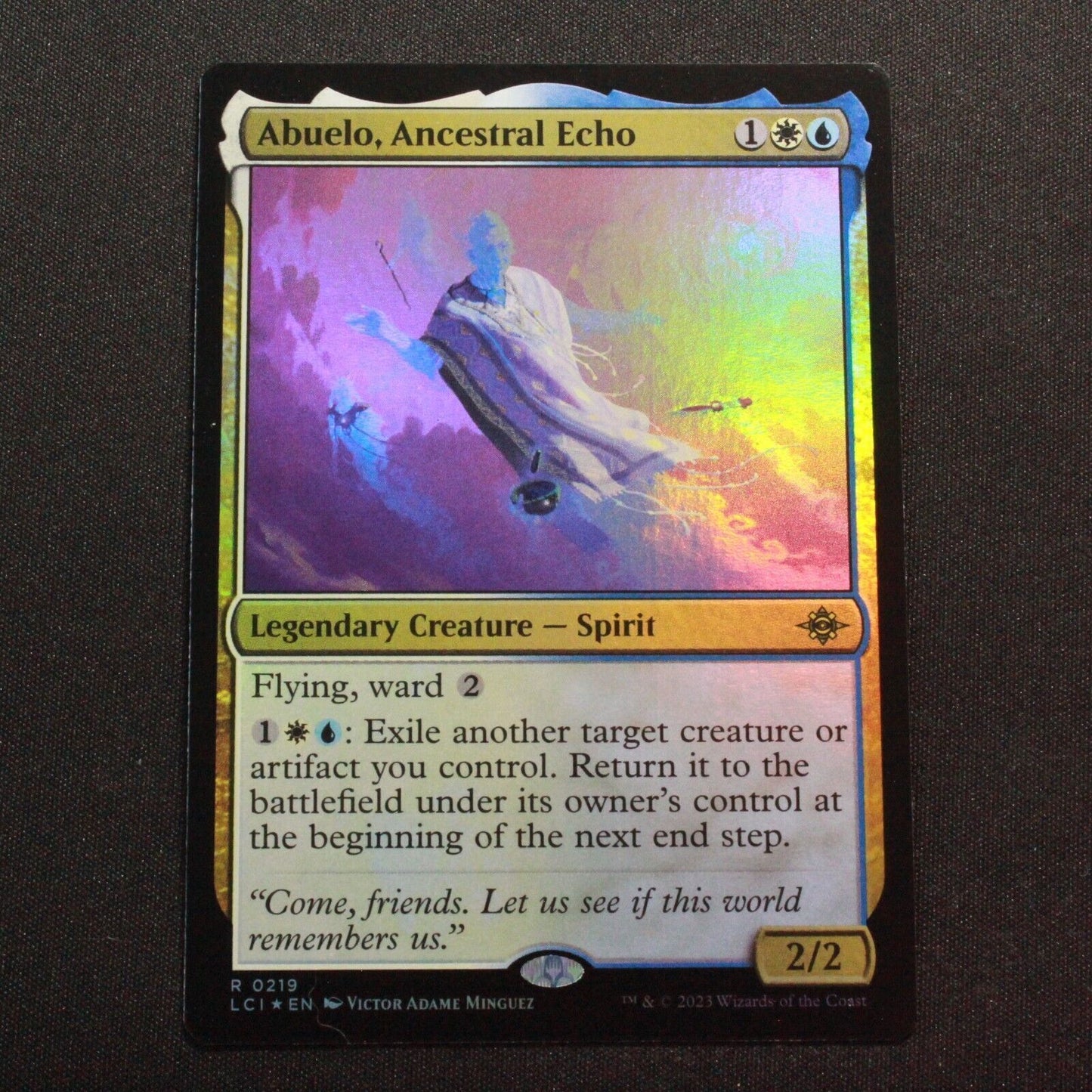 MTG The Lost Caverns of Ixalan (LCI) Rare FOIL Abuelo, Ancestral Echo 219 NM