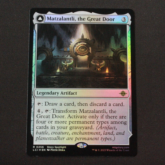 MTG The Lost Caverns of Ixalan LCI Rare FOIL Matzalantli the Great Door 256 NM