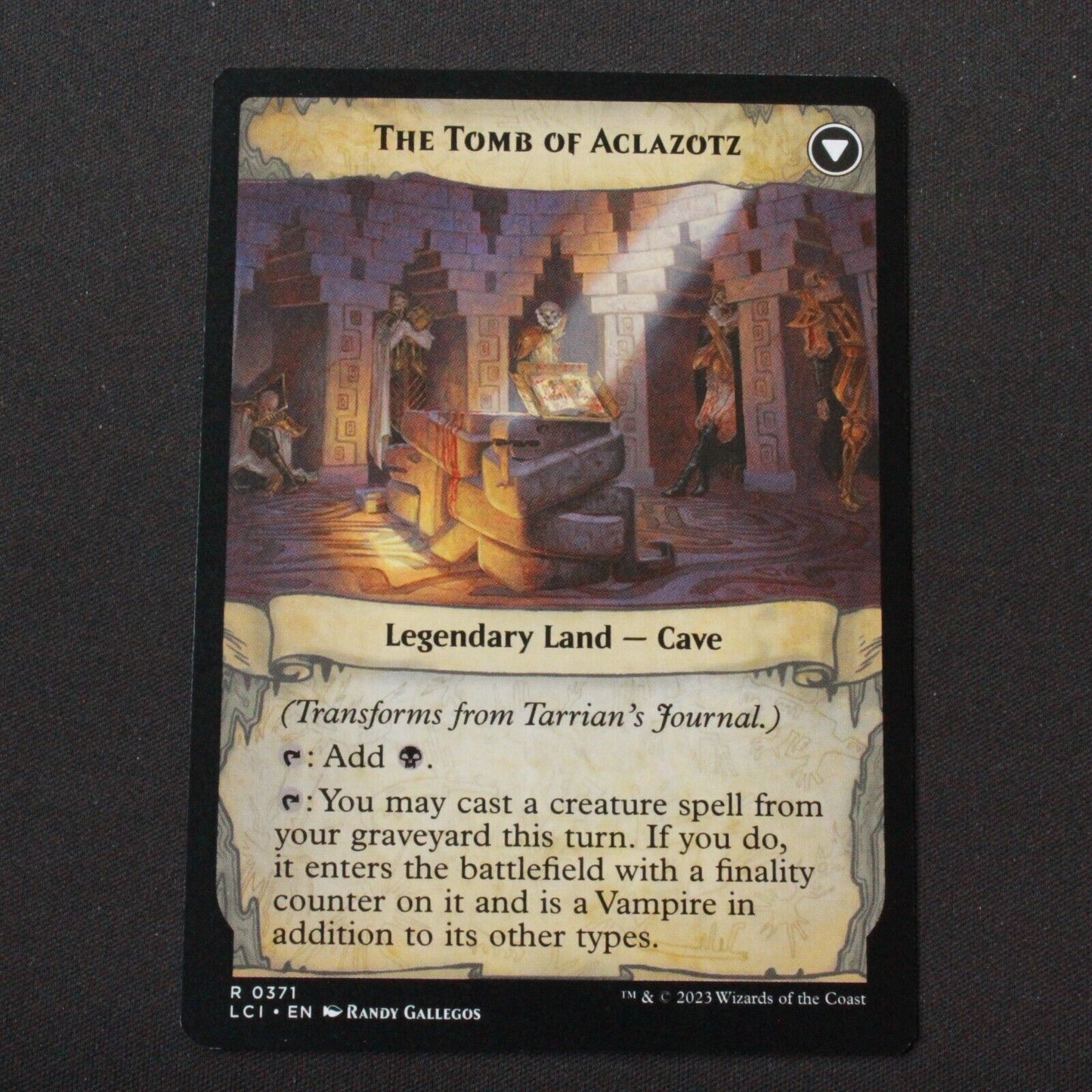 MTG The Lost Caverns of Ixalan LCI Rare Tarrian's Journal Extended Art 371 NM