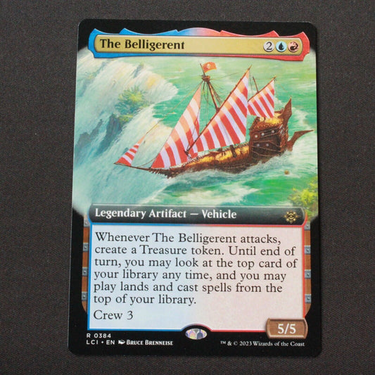 MTG The Lost Caverns of Ixalan (LCI) Rare The Belligerent (Extended Art) 384 NM