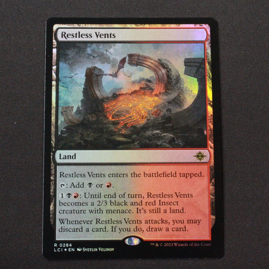 MTG The Lost Caverns of Ixalan (LCI) Rare FOIL Restless Vents 284 NM