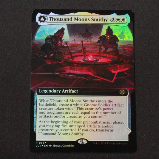 MTG The Lost Caverns of Ixalan LCI FOIL Thousand Moons Smithy Ext Art 357 NM