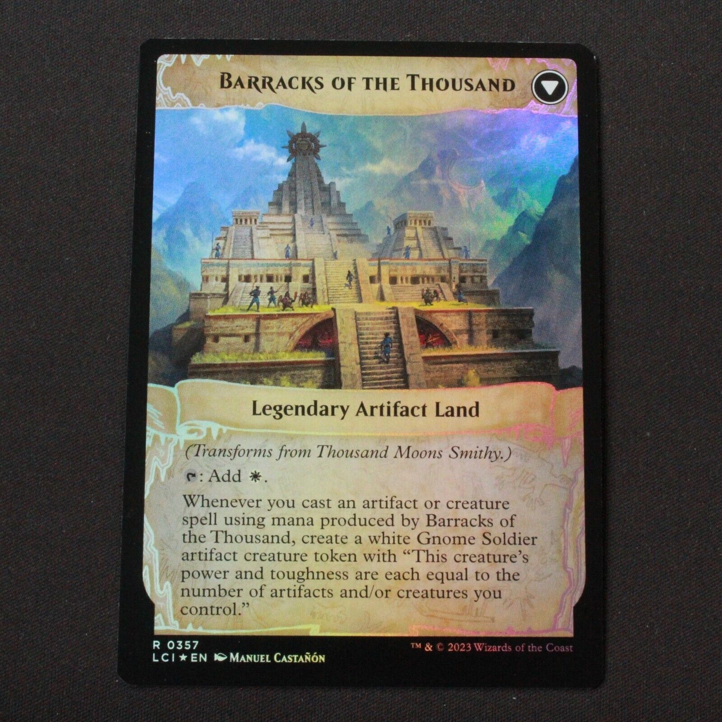 MTG The Lost Caverns of Ixalan LCI FOIL Thousand Moons Smithy Ext Art 357 NM