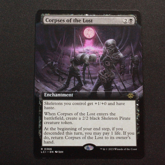 MTG The Lost Caverns of Ixalan LCI Rare Corpses of the Lost Extended Art 366 NM